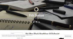 Desktop Screenshot of petedenison.net